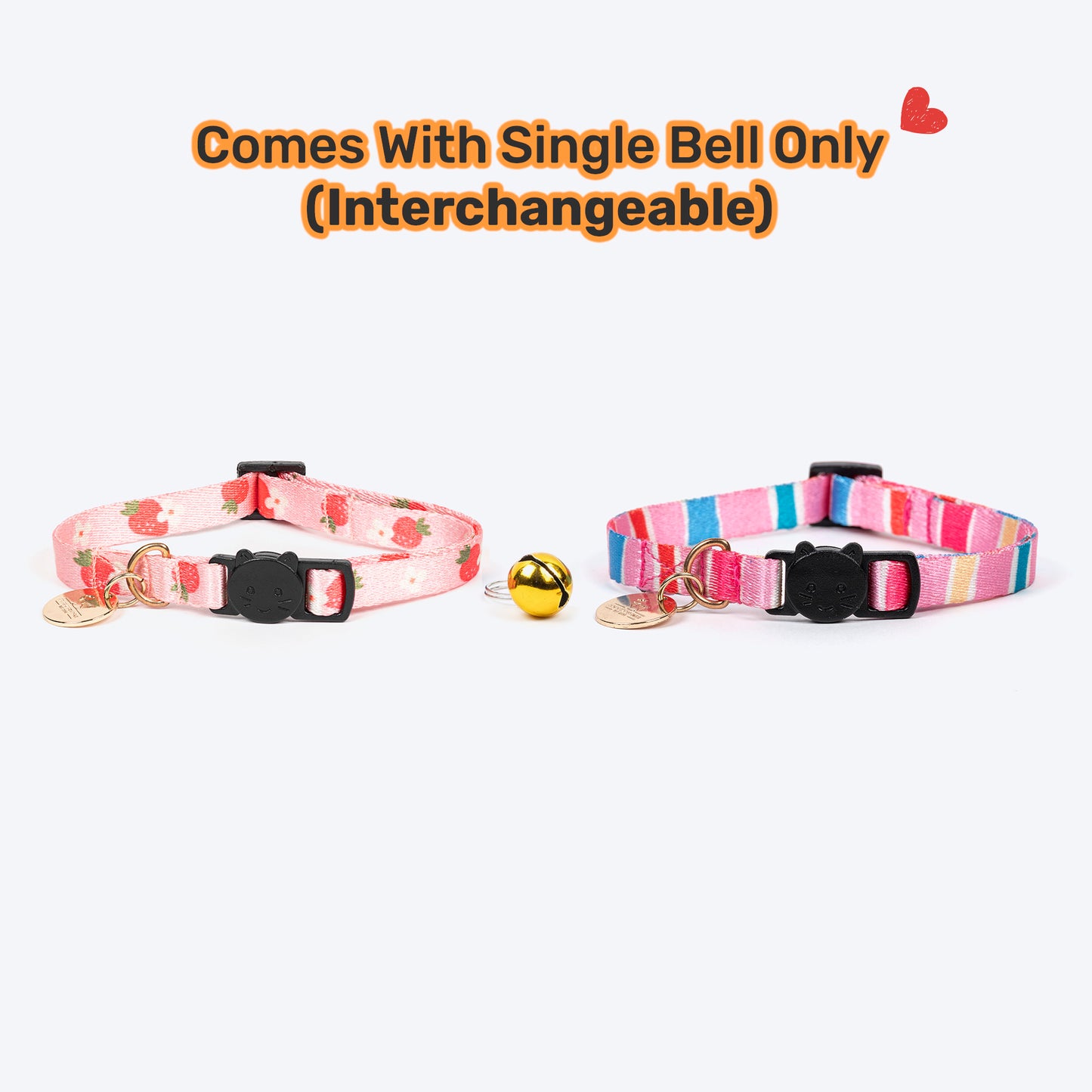 HUFT Meowvelous Cat Collar - Powder Pink