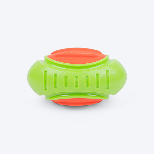 Dash Dog Sprinter Fetch Toy For Dog - Green & Orange - L