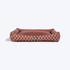 HUFT Walnut Weave Lounger Bed For Dog - Brown