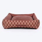 HUFT Walnut Weave Lounger Bed For Dog - Brown