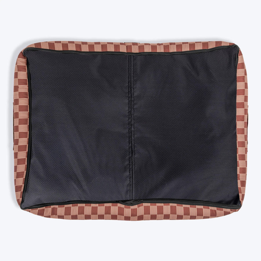 HUFT Walnut Weave Lounger Bed For Dog - Brown