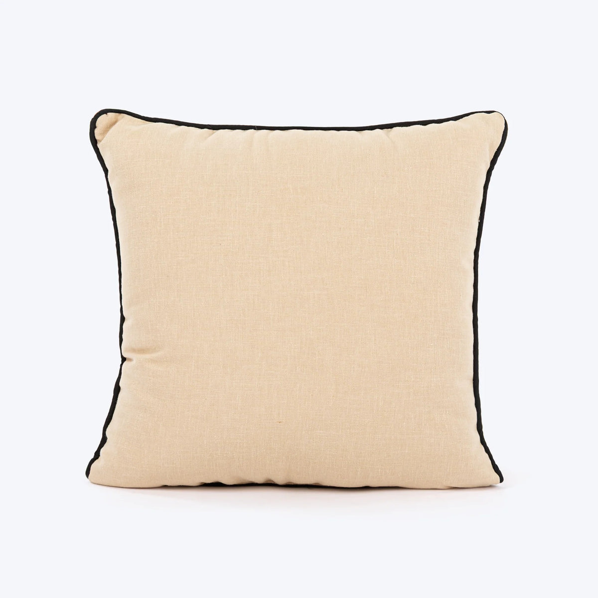 HUFT Whisker Love Printed Cushion For Pet Lovers - Beige & Black