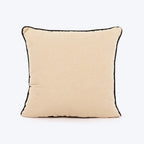 HUFT Whisker Love Printed Cushion For Pet Lovers - Beige & Black