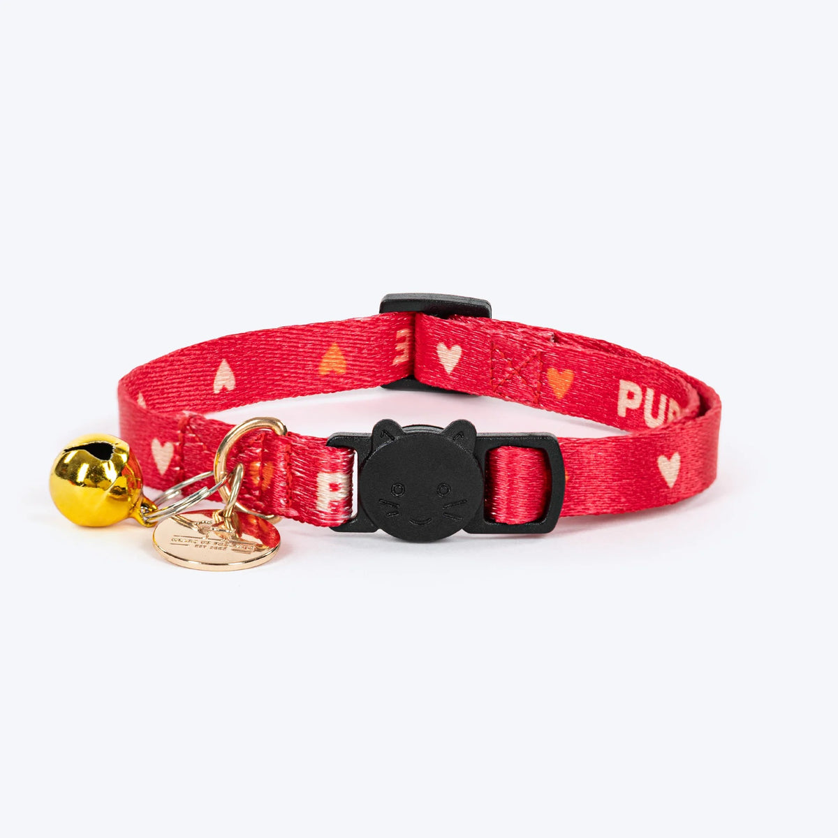 HUFT Meowvelous Collar For Cat - Orange & Red