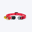 HUFT Meowvelous Collar For Cat - Orange & Red