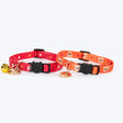 HUFT Meowvelous Collar For Cat - Orange & Red