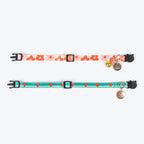 HUFT Meowvelous Collar For Cat - Multicolor & Green