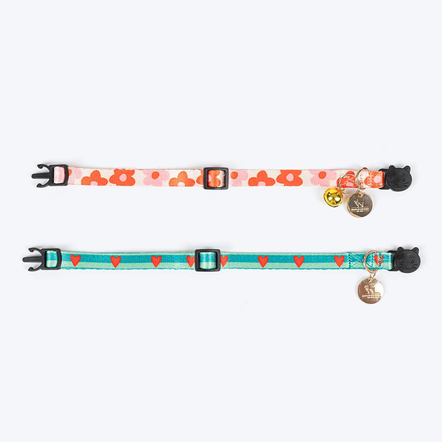 HUFT Meowvelous Collar For Cat - Multicolor & Green