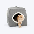 HUFT Furbulous Tent Bed For Cat - Grey