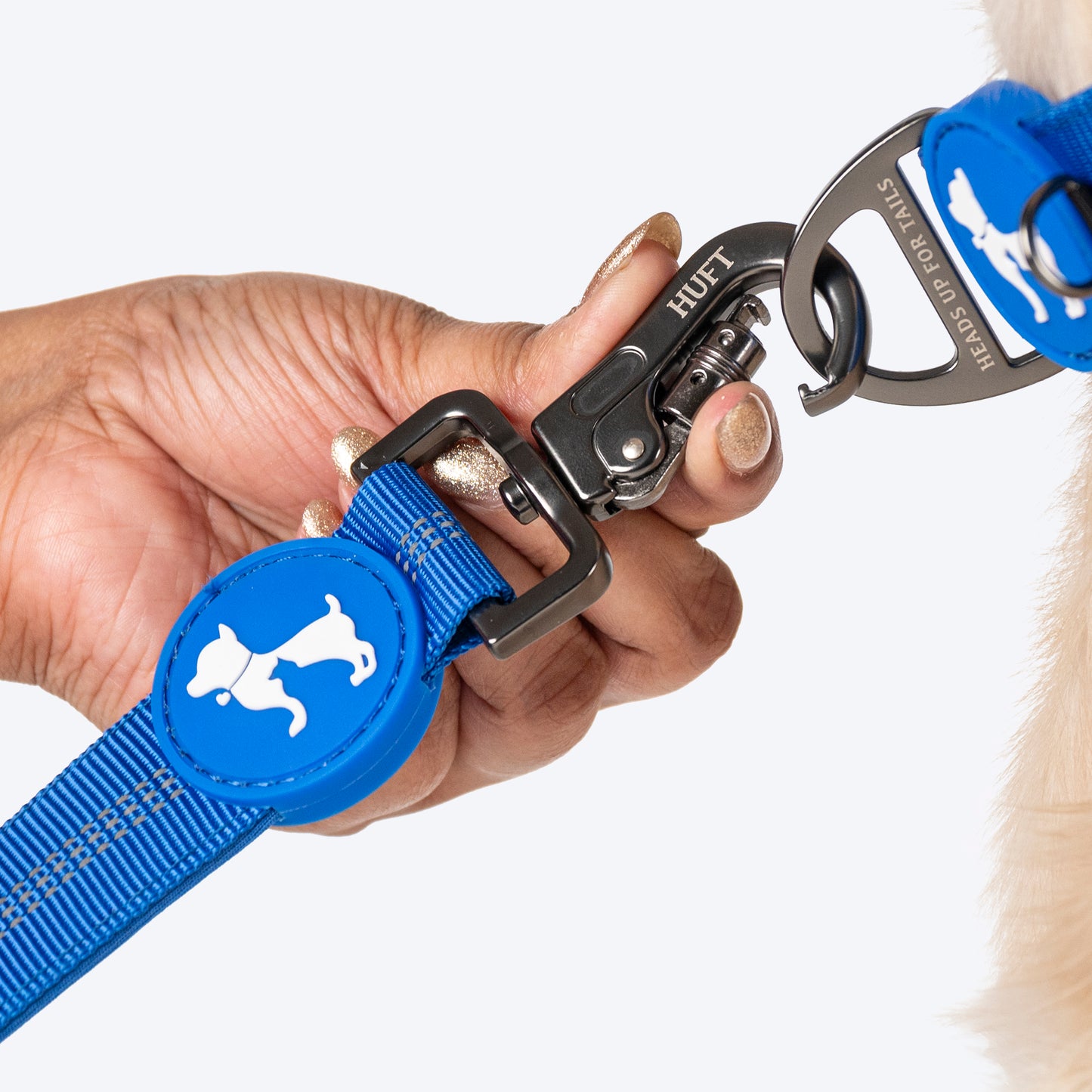 HUFT Comfort Plus Leash For Dog - Blue