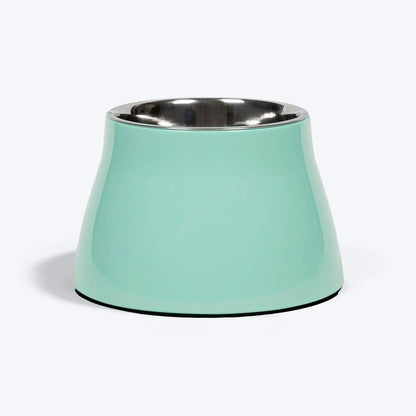HUFT Breezy Basics Elevated Bowl For Dog - Pastel Green