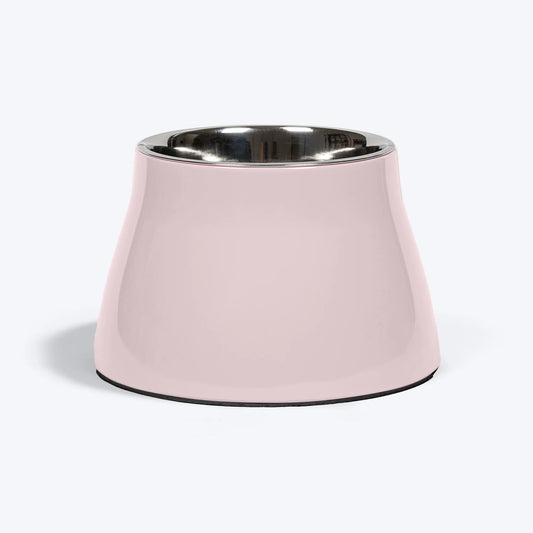HUFT Breezy Basics Elevated Bowl For Dog - Peach