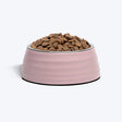 HUFT Breezy Basics Wave Embossed Melamine Bowl For Dog - Peach