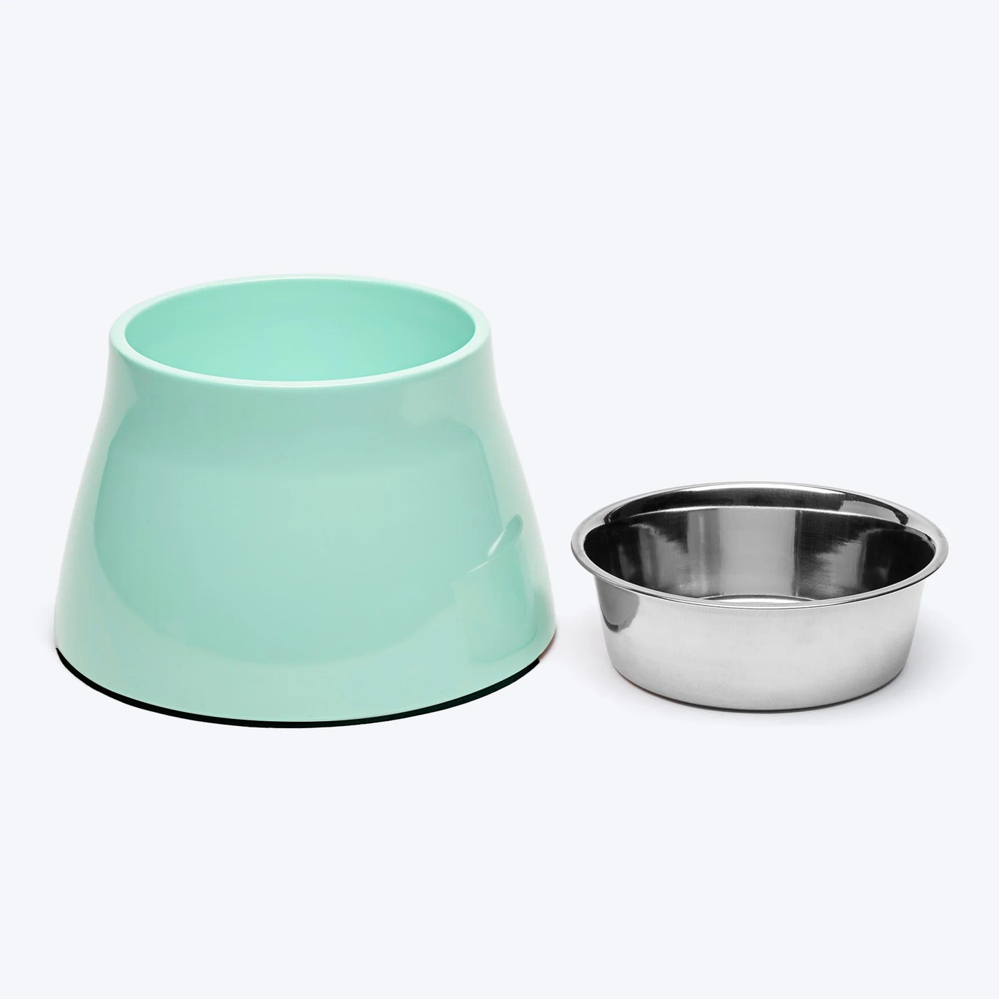 HUFT Breezy Basics Elevated Bowl For Dog - Pastel Green