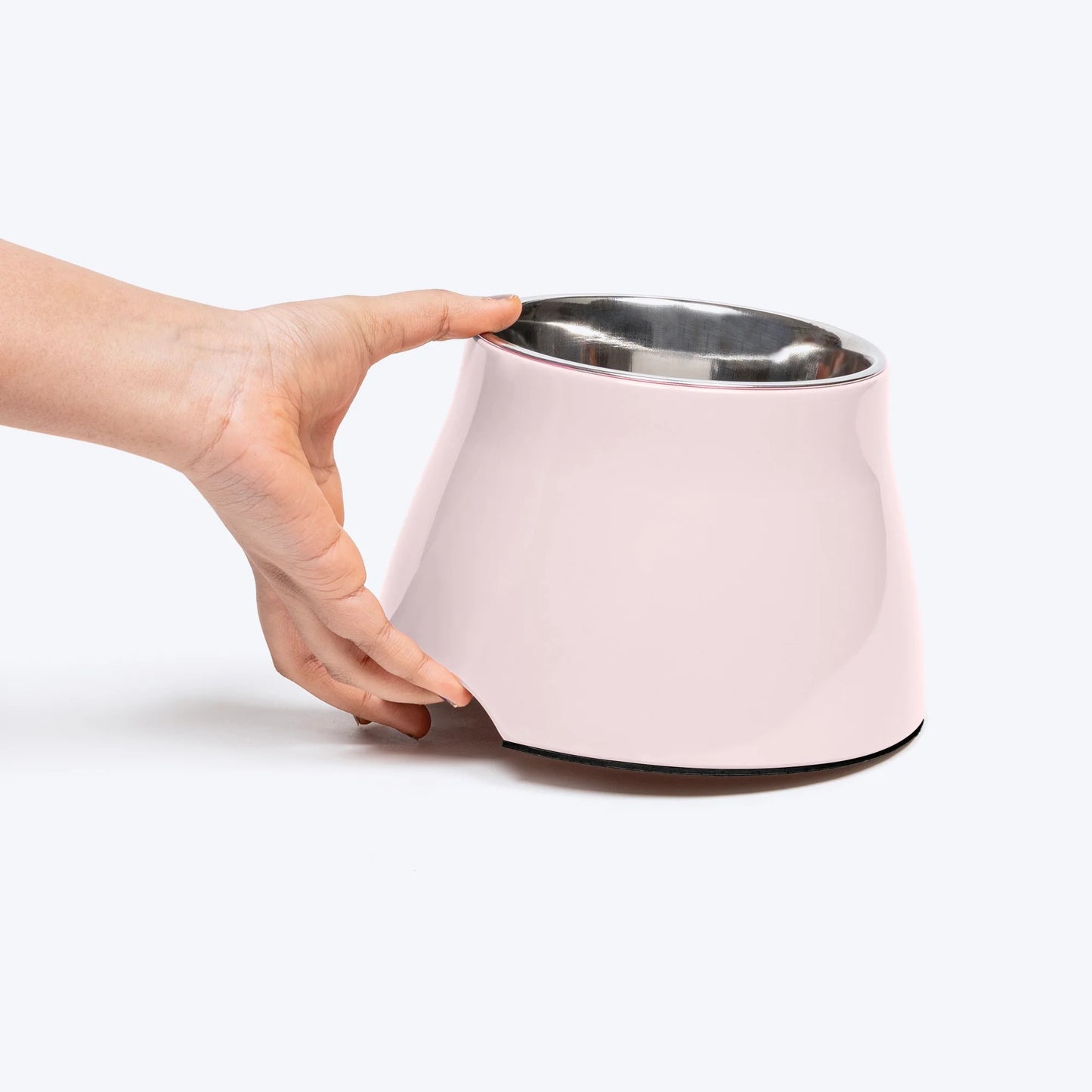 HUFT Breezy Basics Elevated Bowl For Dog - Peach