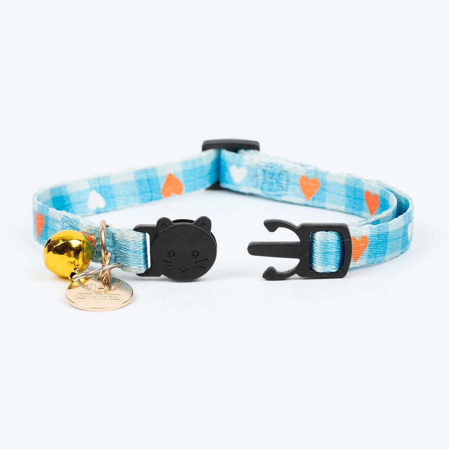 HUFT Meowvelous Collars For Cat - Dark Blue & Pastel Blue
