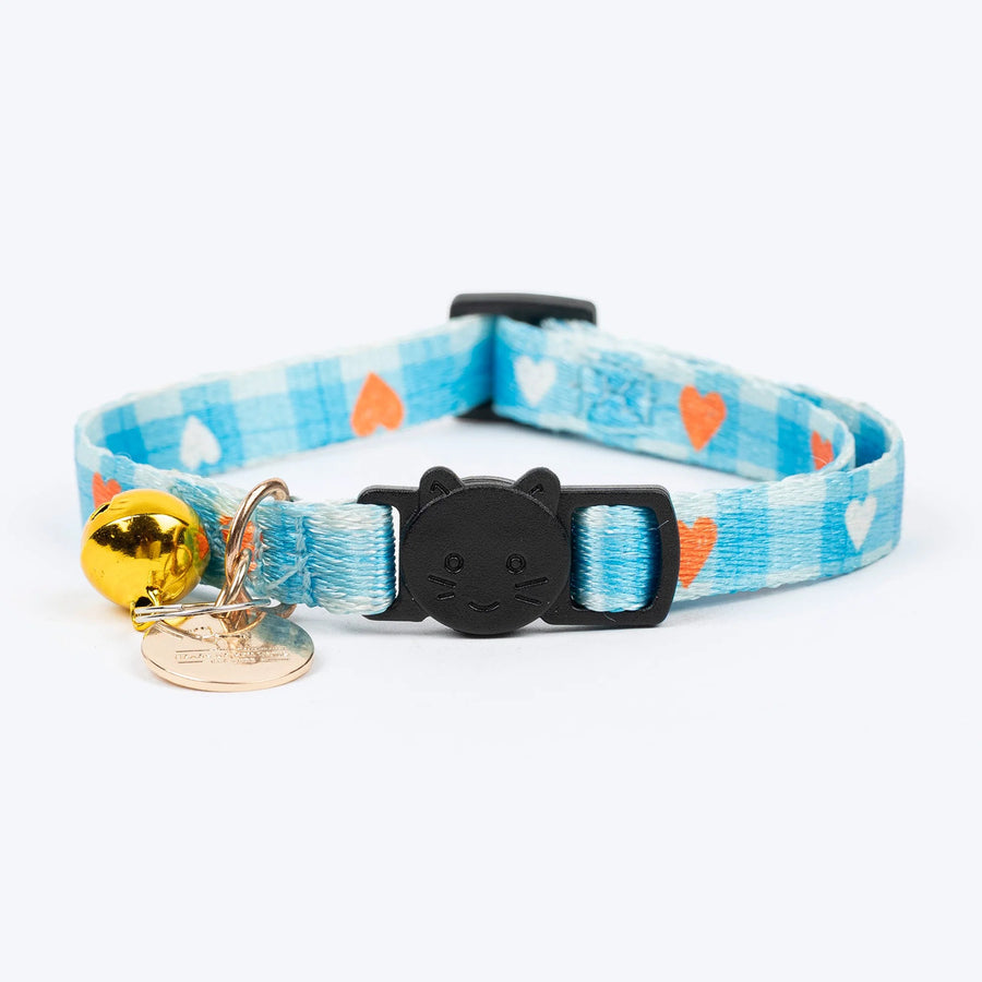 HUFT Meowvelous Collars For Cat - Dark Blue & Pastel Blue