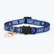 HUFT Meowvelous Collars For Cat - Dark Blue & Pastel Blue