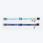 HUFT Meowvelous Collars For Cat - Dark Blue & Pastel Blue