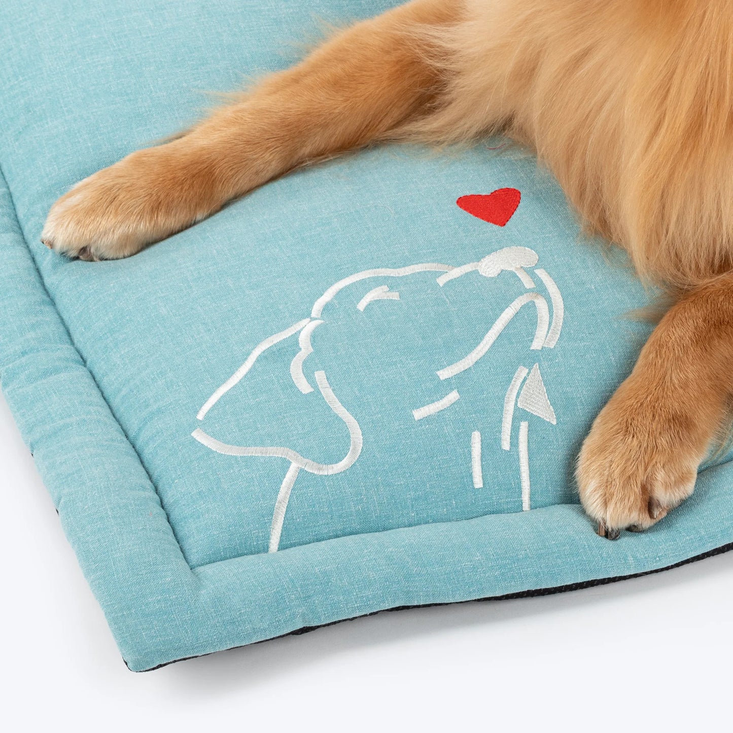 HUFT Sniff The Love Mat For Dog - Light Blue