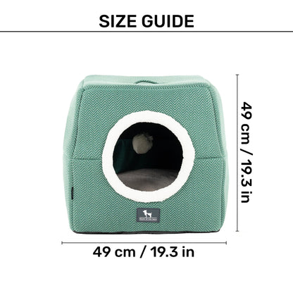 HUFT Furbulous Tent Bed For Dog - Green