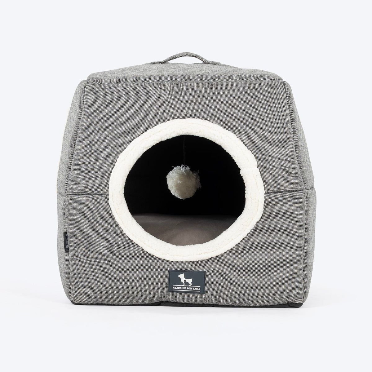 HUFT Furbulous Tent Bed For Cat - Grey