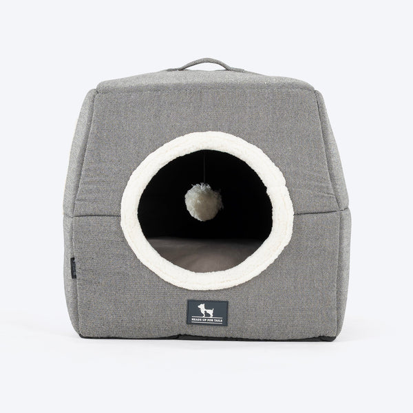 HUFT Furbulous Tent Bed For Cat - Grey