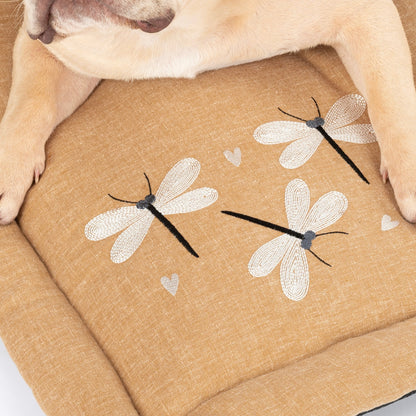 HUFT Flutter Of Love Mat For Dog - Light Brown