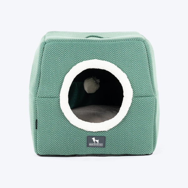 HUFT Furbulous Tent Bed For Dog - Green