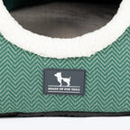 HUFT Furbulous Tent Bed For Dog - Green