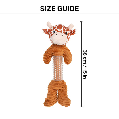 HUFT Deerest Squeaky Chew & Cuddle Toy For Dog