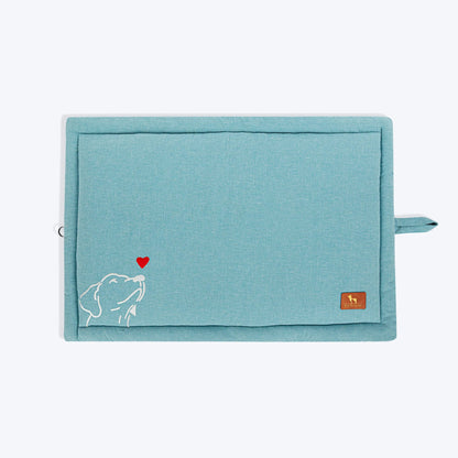 HUFT Sniff The Love Mat For Dog - Light Blue