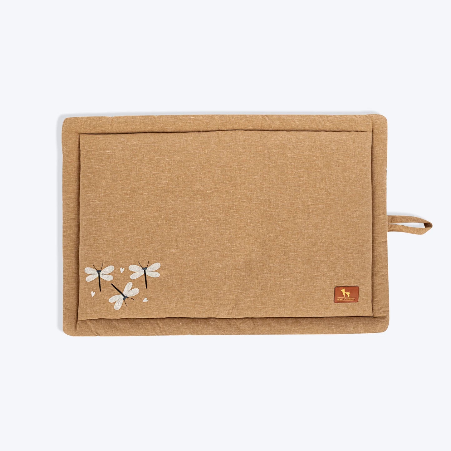 HUFT Flutter Of Love Mat For Dog - Light Brown