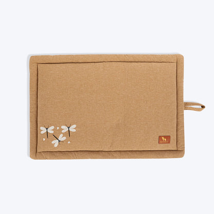 HUFT Flutter Of Love Mat For Dog - Light Brown