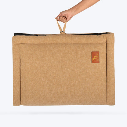 HUFT Flutter Of Love Mat For Dog - Light Brown