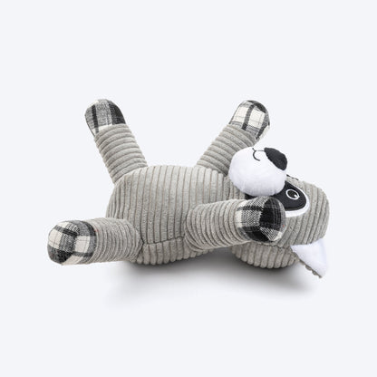 HUFT Bucky Beaver Squeaky Plush Toy For Dog - Grey