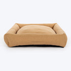 HUFT Flutter Of Love Lounger Bed For Dog - Light Brown