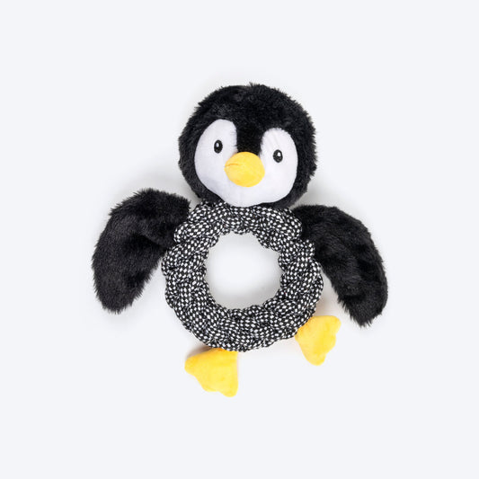 HUFT Pengu Penguin Squeaky Tug Toy For Dog