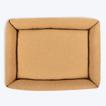 HUFT Flutter Of Love Lounger Bed For Dog - Light Brown