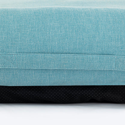HUFT Sniff The Love Lounger Bed For Dog - Light Blue