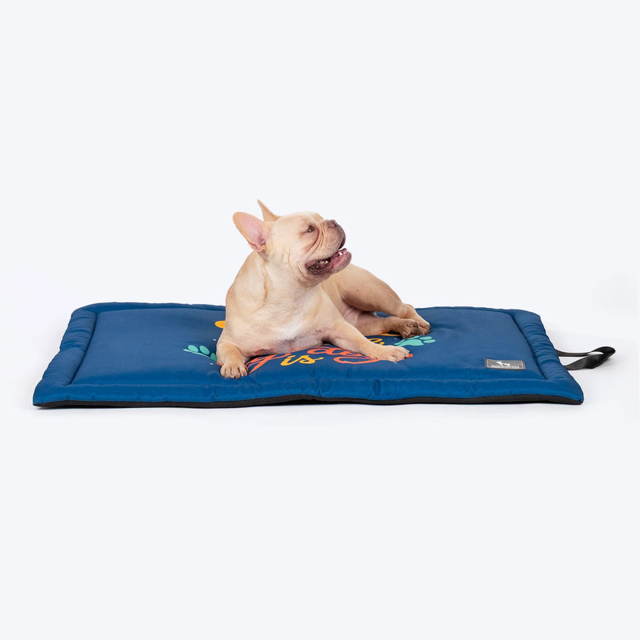 HUFT Home Is Where My Dog Is Mat - Navy