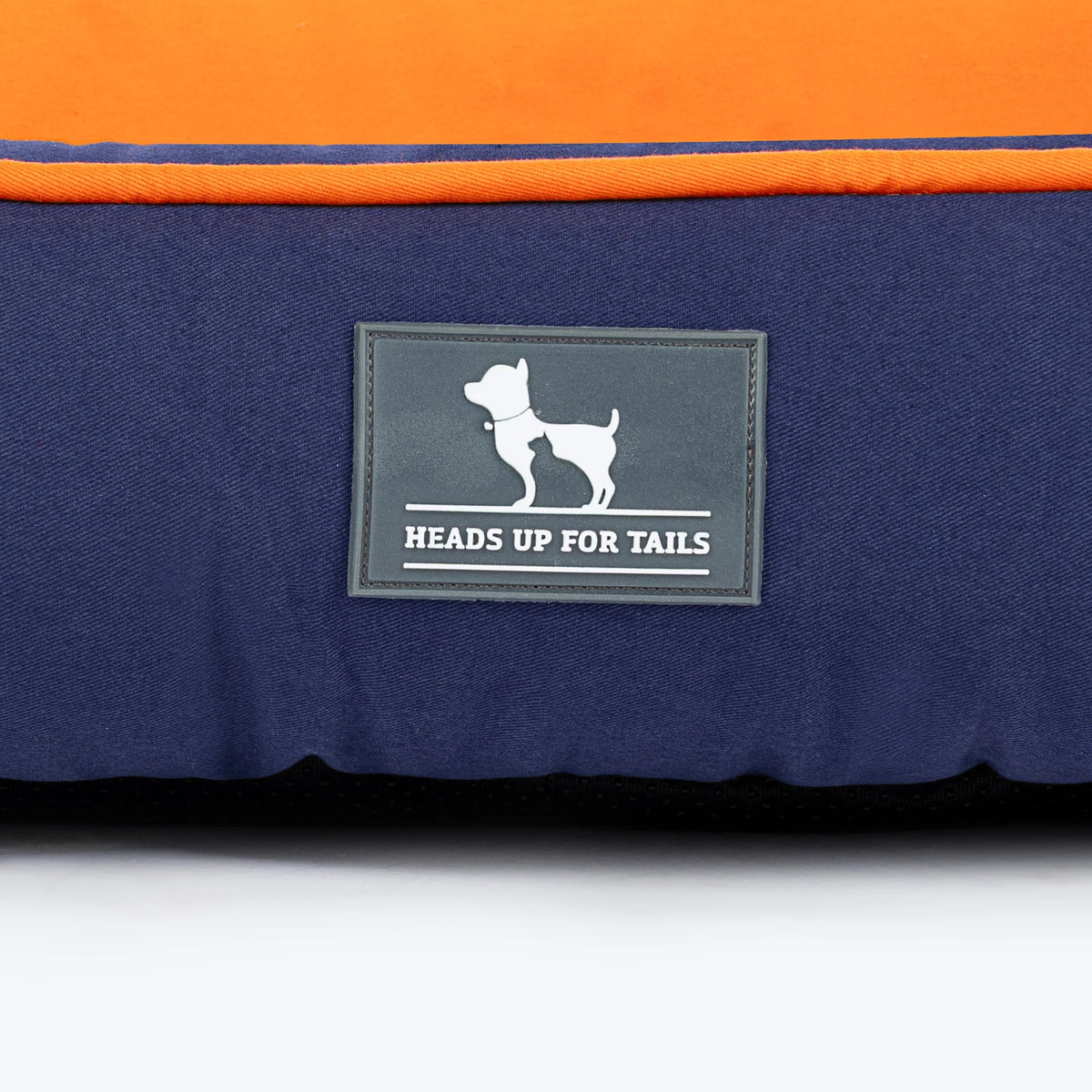 HUFT Woofie Classic Lounger Bed For Dog - Blue & Orange
