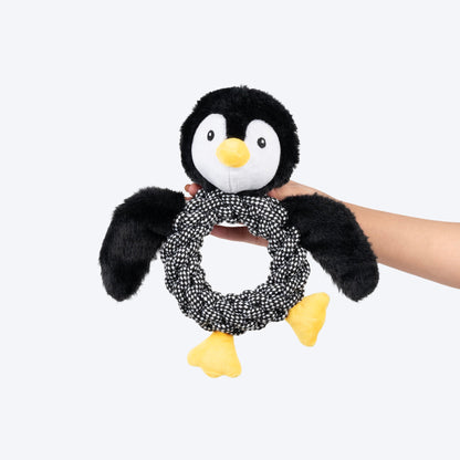 HUFT Pengu Penguin Squeaky Tug Toy For Dog