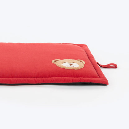 HUFT Snuggle Bear Mat For Dog - Red