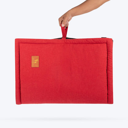 HUFT Snuggle Bear Mat For Dog - Red