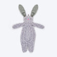 HUFT Bubbly Bunny Plush Toy For Dog - Grey