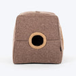HUFT Furbulous Tent Bed For Cat - Brown & Beige