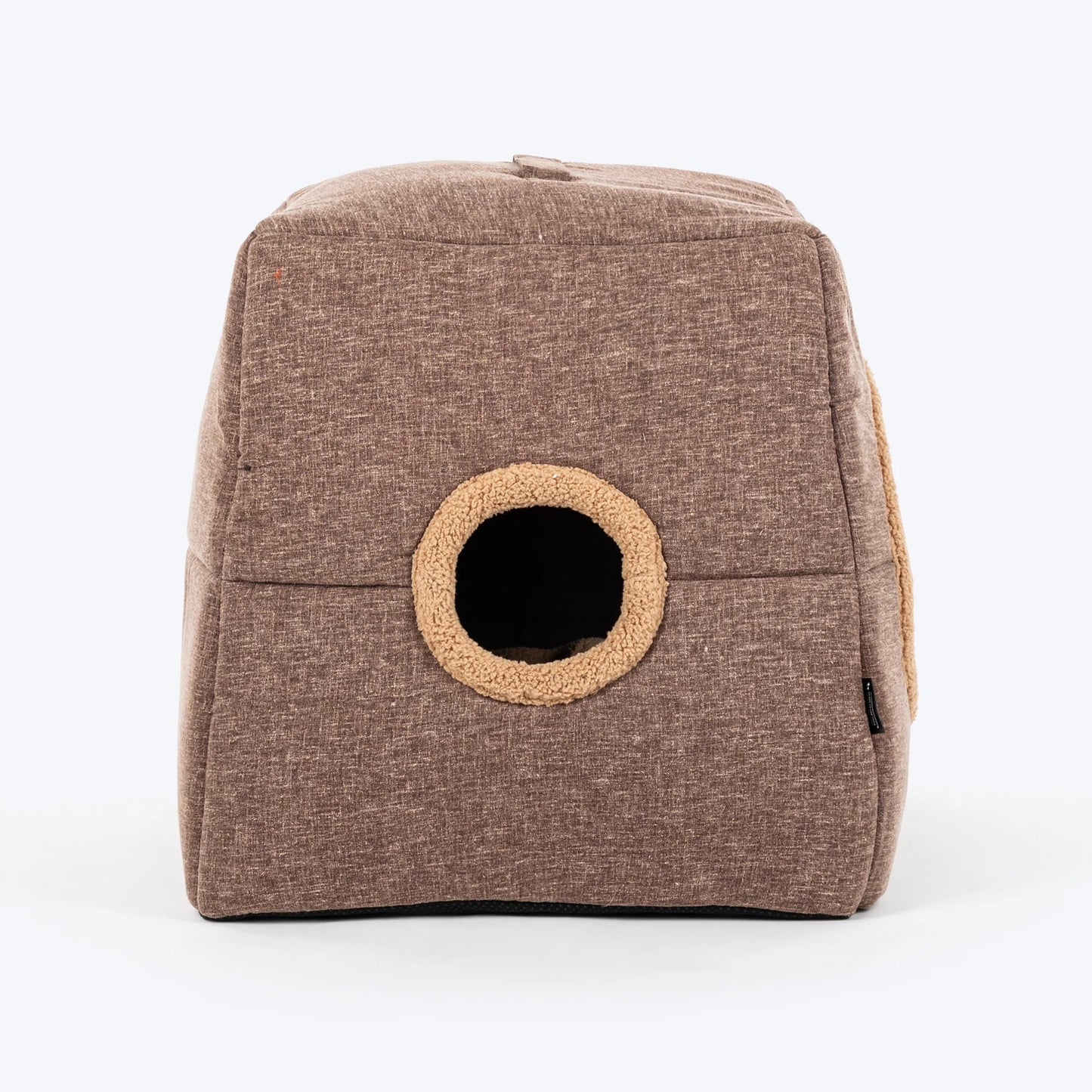 HUFT Furbulous Tent Bed For Cat - Brown & Beige