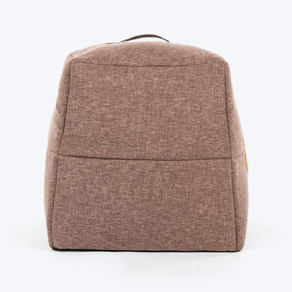 HUFT Furbulous Tent Bed For Cat - Brown & Beige