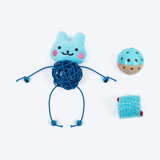 HUFT Furry Frenzy Toy For Cat : Set of 3